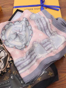 2018 louis vuitton top quality scarf L334 pink