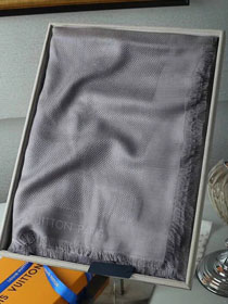 2018 louis vuitton top quality scarf L338 grey