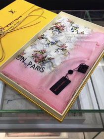 2018 louis vuitton top quality scarf L339 pink