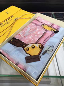 2018 louis vuitton top quality scarf L340 pink