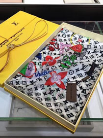 2018 louis vuitton top quality scarf L341 white