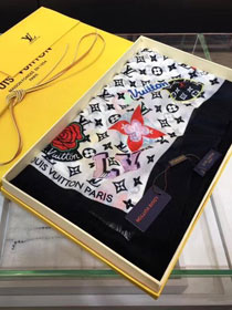 2018 louis vuitton top quality scarf L342 white