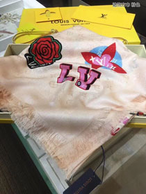 2018 louis vuitton top quality scarf L345 pink