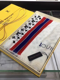 2018 louis vuitton top quality scarf L346 white