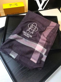 2018 louis vuitton top quality scarf L350 purple