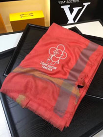 2018 louis vuitton top quality scarf L350 red