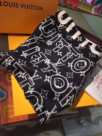 2018 louis vuitton top quality scarf L351 black