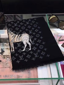 2018 louis vuitton top quality scarf L353 black