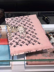 2018 louis vuitton top quality scarf L353 pink