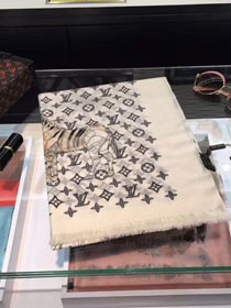2018 louis vuitton top quality scarf L353 white