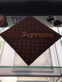 2018 louis vuitton top quality supreme scarf L168 coffee