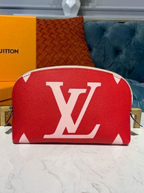 2019 Louis vuitton original monogram cosmetic pouch XL M67694 red