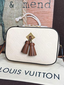 louis vuitton monogram empreinte saintonge bag M44597 cream