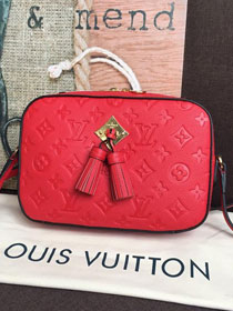 louis vuitton monogram empreinte saintonge bag M44606 red