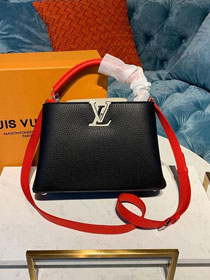 2019 louis vuitton original calfskin capucines BB M52990 black