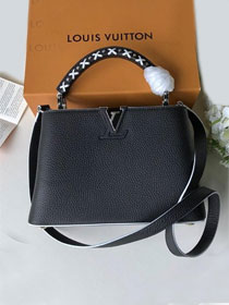 2019 louis vuitton original calfskin capucines bb M52384 black