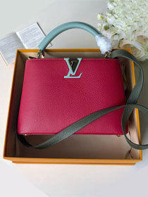 2019 louis vuitton original calfskin capucines bb M52990 burgundy