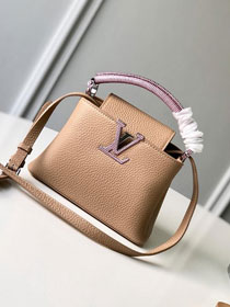 2019 louis vuitton original calfskin capucines bb M54200 apricot