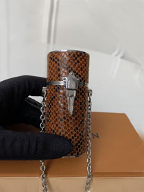 2019 louis vuitton original calfskin lipstick case MP2407 coffee