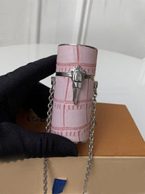 2019 louis vuitton original calfskin lipstick case MP2407 pink