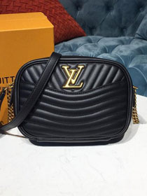 2021 louis vuitton original calfskin new wave camera bag M53682 black