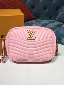 2020 louis vuitton original calfskin new wave camera bag M53863 pink