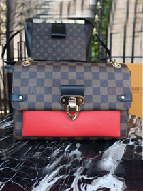 louis vuitton original damier ebene vavin mm n40110 red