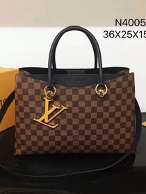 New 2019 louis vuitton damier riverside tote bag n40050 on sale