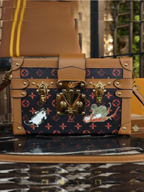 2019 louis vuitton original monogram catogram petite malle M44407 coffee
