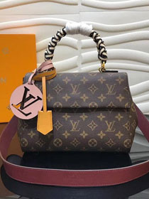 2019 louis vuitton original monogram cluny BB M43982 burgundy