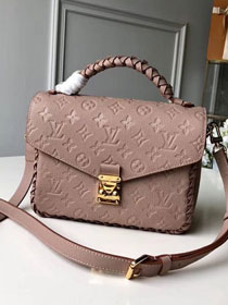 2019 louis vuitton original monogram empreinte metis M43941 apricot
