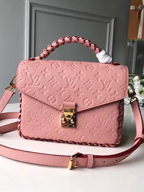 2019 louis vuitton original monogram empreinte metis M43941 pink