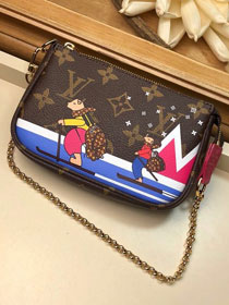 2019 louis vuitton original monogram mini pochette m58009 blue