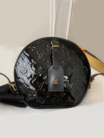 2019 louis vuitton original vernis leather boite chapeau souple M53999 black