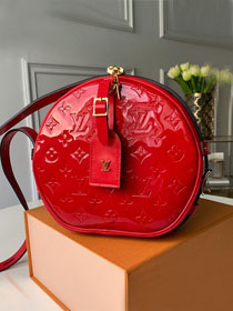 2019 louis vuitton original vernis leather boite chapeau souple M54100 red