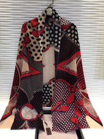 2019 louis vuitton top quality scarf L358 red