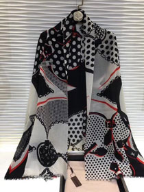 2019 louis vuitton top quality scarf L358 white