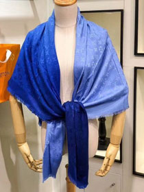 2019 louis vuitton top quality scarf L360 blue