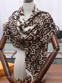 2019 louis vuitton top quality scarf L372 coffee
