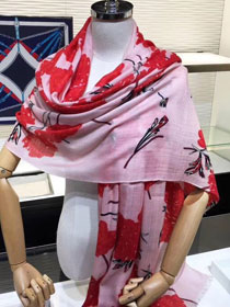 2019 louis vuitton top quality scarf L377 pink