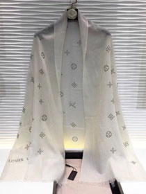 2019 louis vuitton top quality scarf L378 white