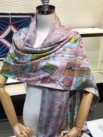 2019 louis vuitton top quality scarf L379 pink