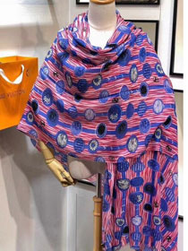 2019 louis vuitton top quality scarf L385 red