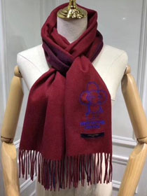 2019 louis vuitton top quality scarf L388 dark red