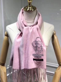 2019 louis vuitton top quality scarf L388 pink