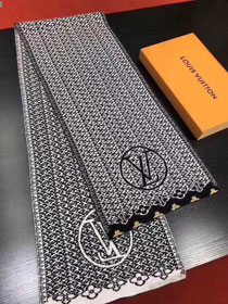 2019 louis vuitton top quality scarf L397 black