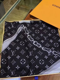 2019 louis vuitton top quality scarf L400 black
