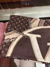 2019 louis vuitton top quality scarf L400 coffee