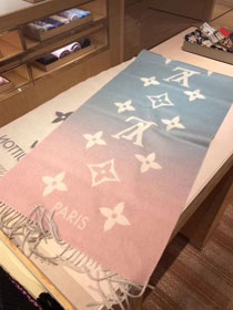 2019 louis vuitton top quality scarf L401 pink&blue
