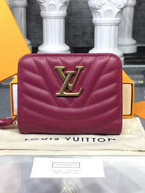 Louis Vuitton new wave zipped compact wallet m63789 bordeaux